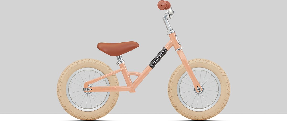   Mini loopfiets - 12 inch - Roze