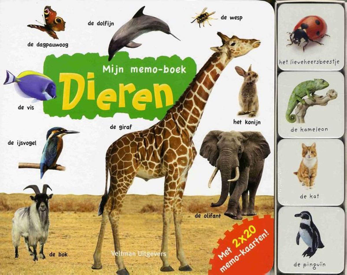 Veltman - Boek - Mijn memo boek - Dieren