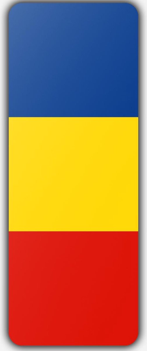 Banier Roemenië - 300x120cm - Polyester