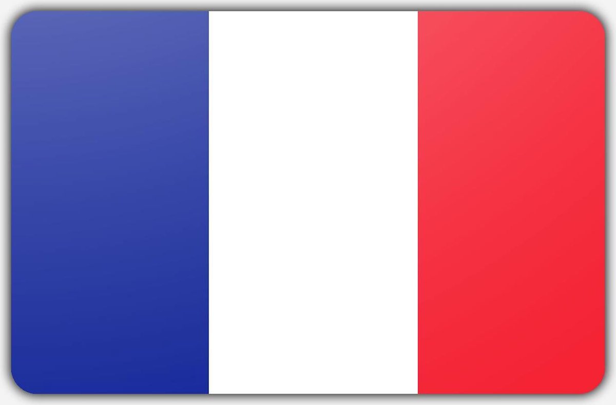 Franse vlag - 70 x 100 cm - Polyester