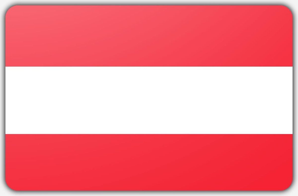 Oostenrijkse vlag - 150 x 225 cm - Polyester