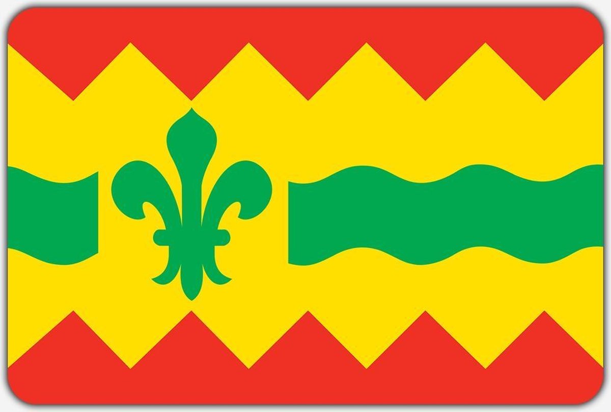 Vlag Boornbergum - 100 x 150 cm - Polyester