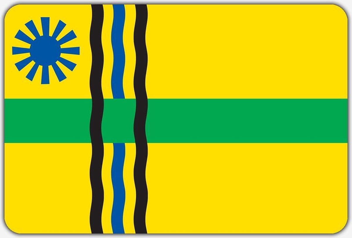 Vlag Broeksterwoude - 150 x 225 cm - Polyester