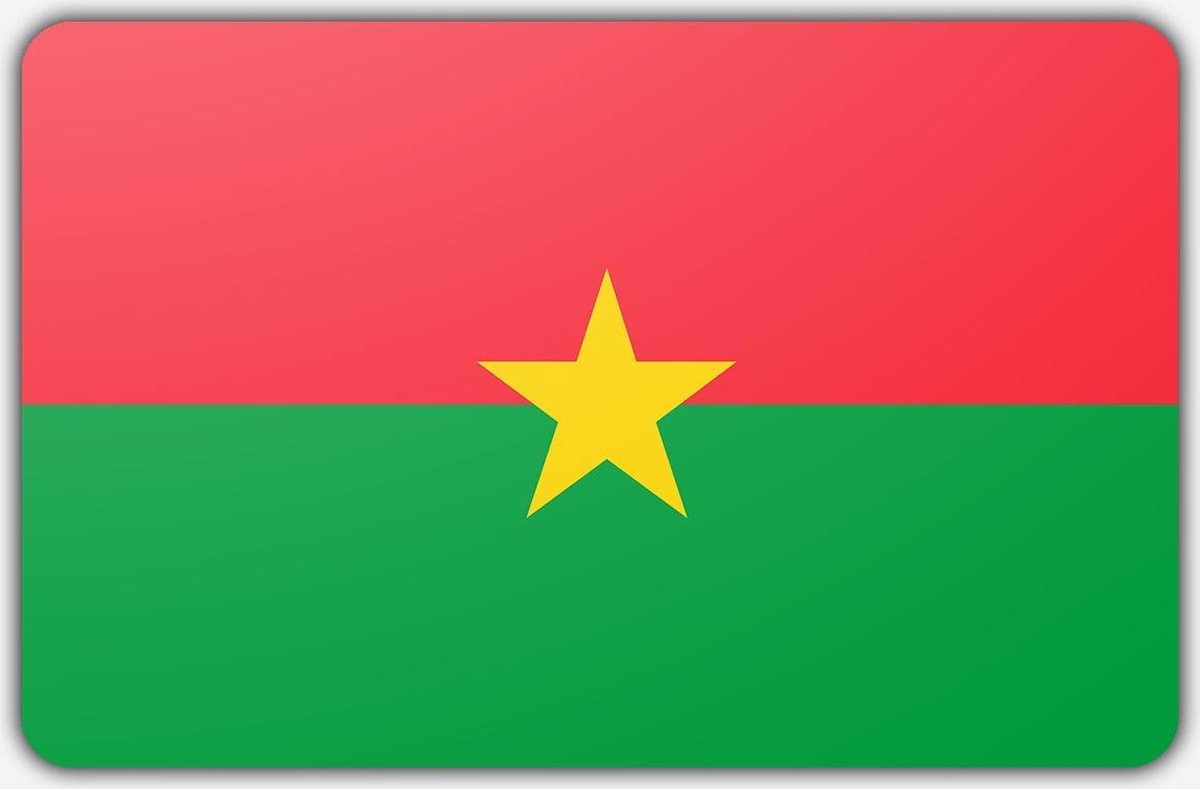 Vlag Burkina Faso - 70x100cm - Polyester