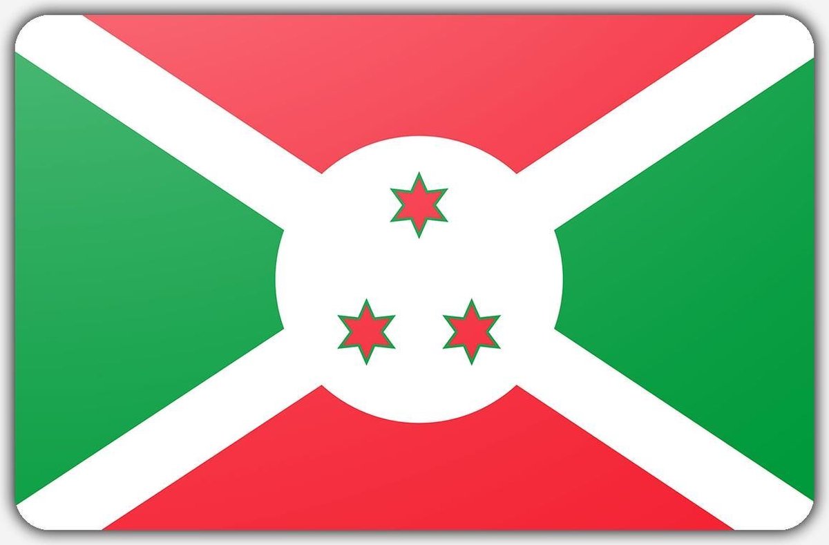 Vlag Burundi - 100x150cm - Polyester