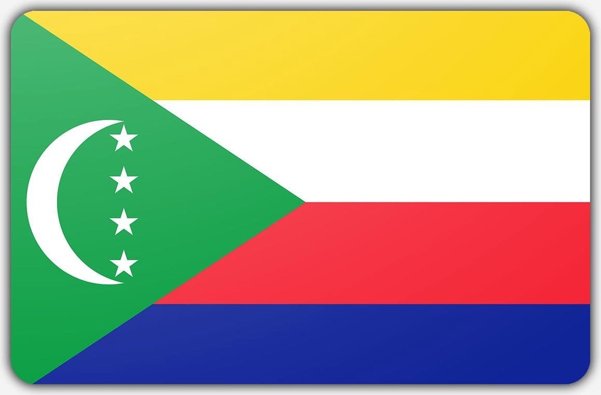 Vlag Comoren - 70x100cm - Polyester