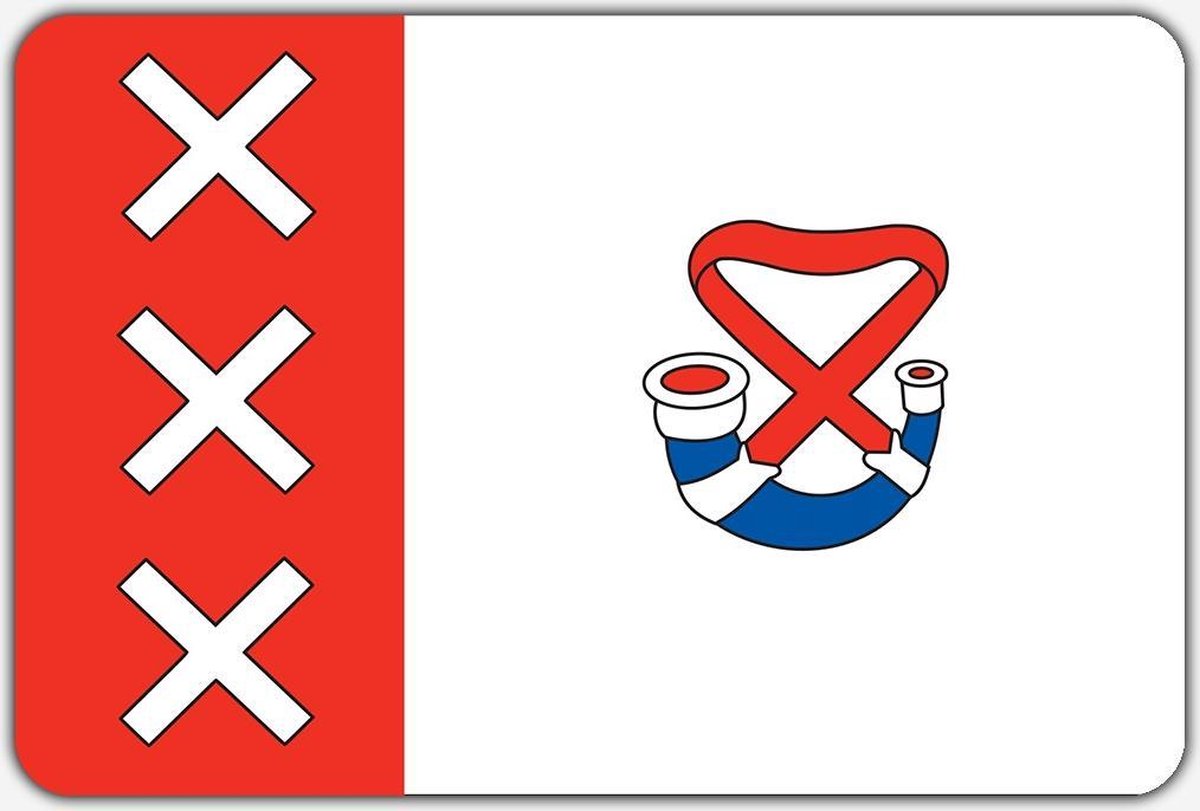 Vlag Dinteloord - 100 x 150 cm - Polyester