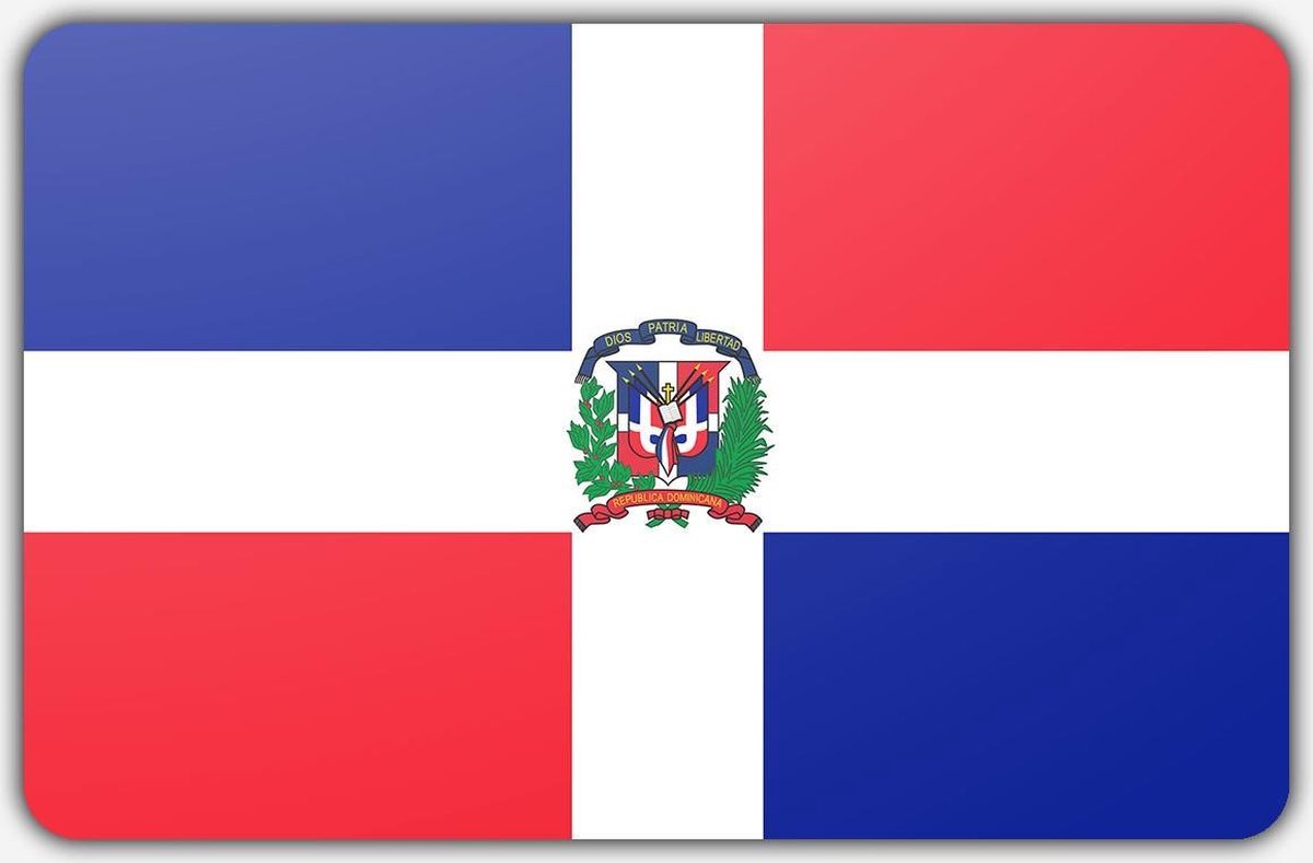 Vlag Dominicaanse Republiek - 100x150cm - Polyester