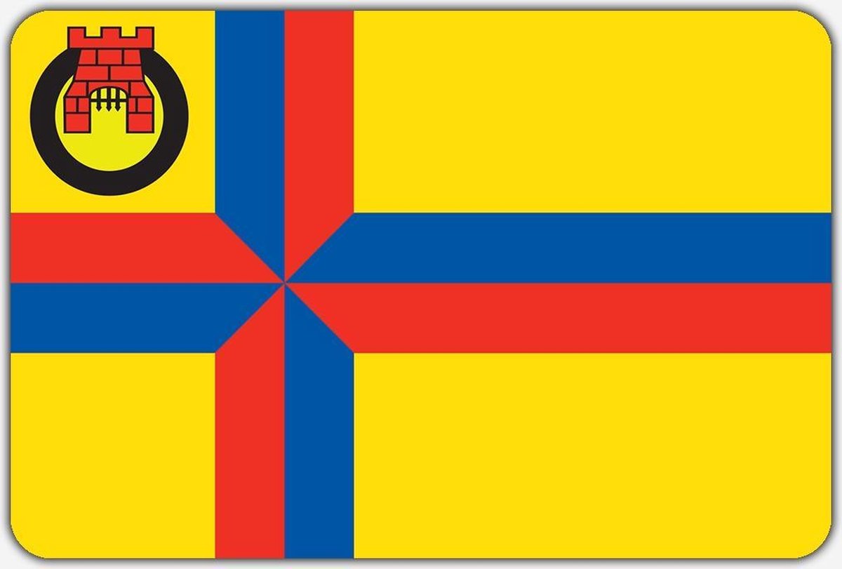 Vlag Eelde - 200 x 300 cm - Polyester