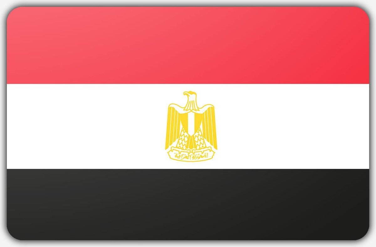 Vlag Egypte - 150x225cm - Polyester