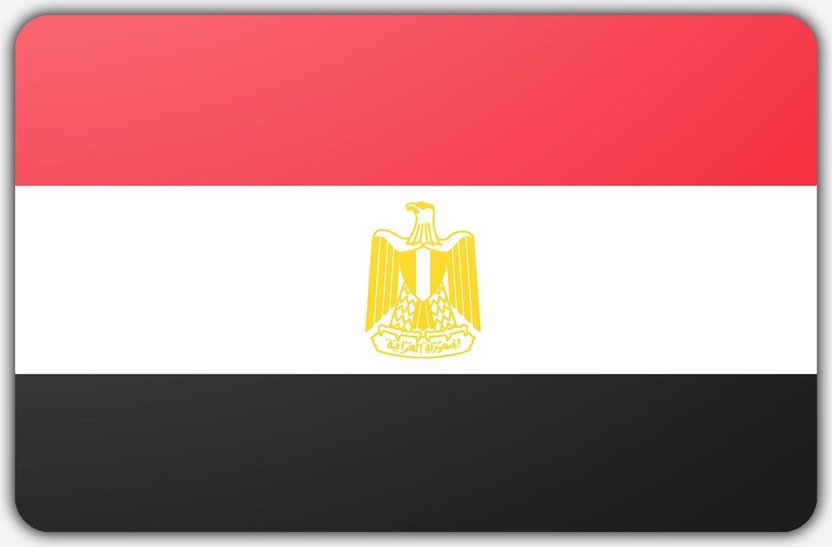 Vlag Egypte - 70x100cm - Polyester