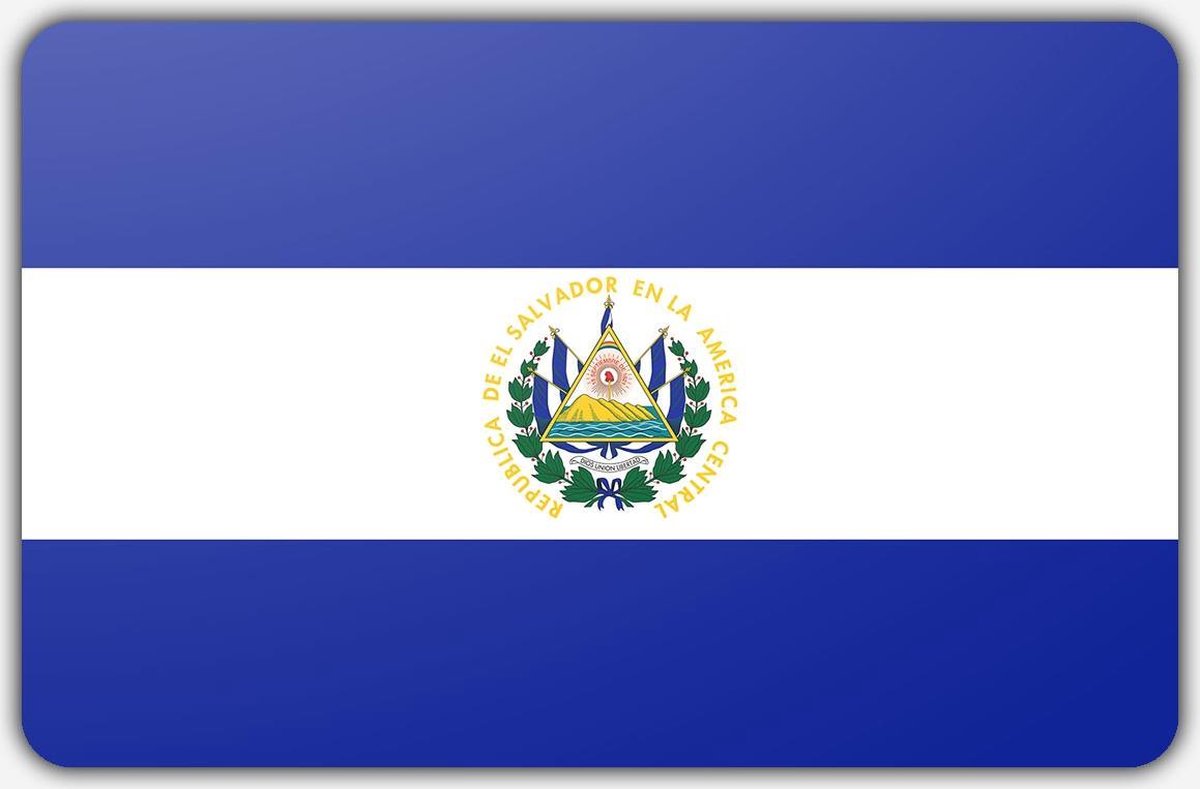 Vlag El Salvador - 150x225cm - Polyester