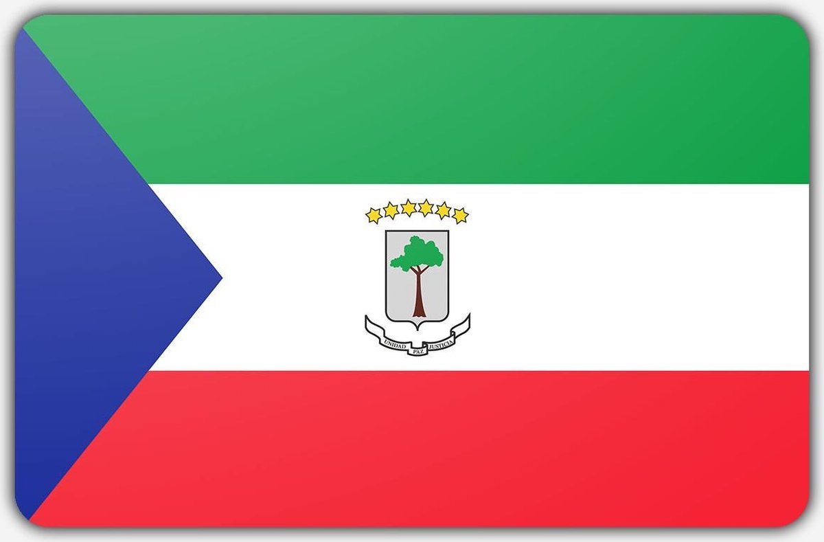 Vlag Equatoriaal Guinee - 100x150cm - Polyester