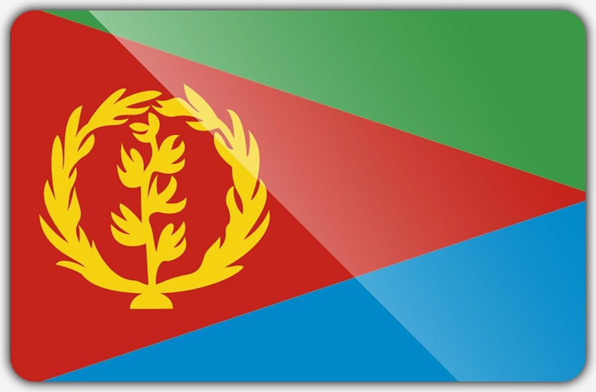 Vlag Eritrea - 70x100cm - Polyester