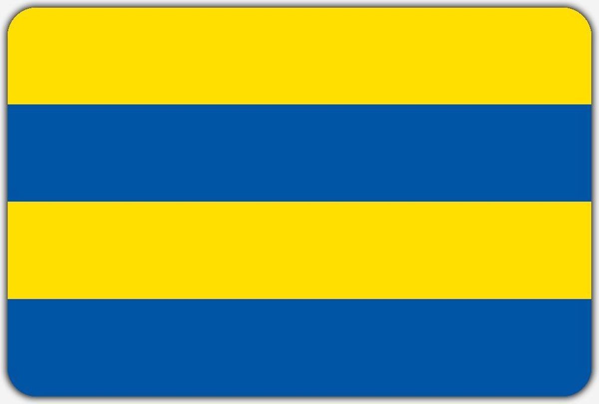 Vlag Franeker - 100 x 150 cm - Polyester