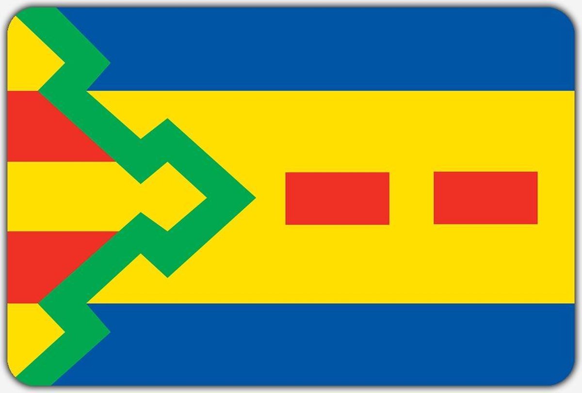 Vlag Frieschepalen - 150 x 225 cm - Polyester