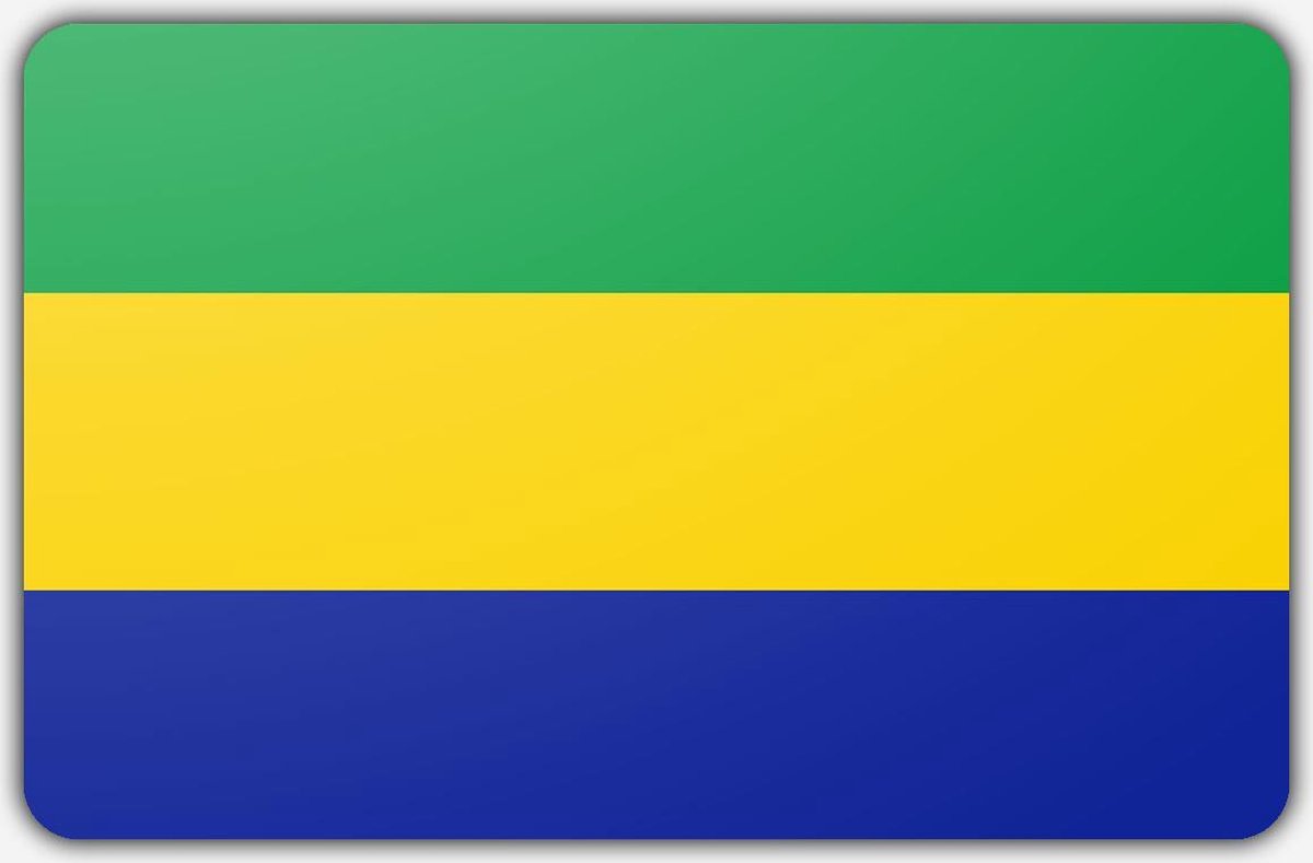 Vlag Gabon - 200 x 300 cm - Polyester