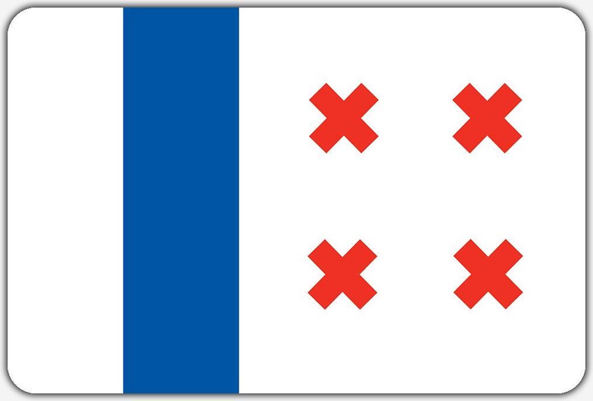 Vlag Geervliet - 100 x 150 cm - Polyester