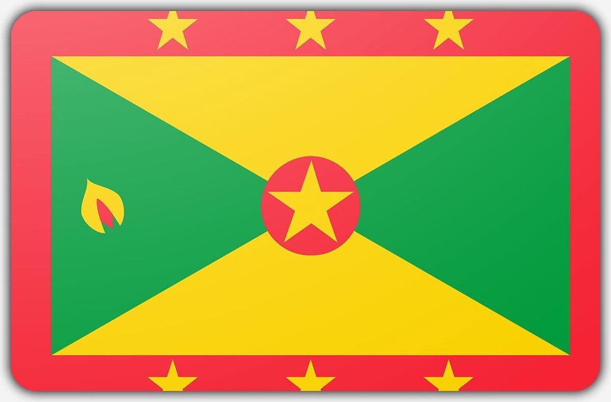 Vlag Grenada - 100 x 150 cm - Polyester