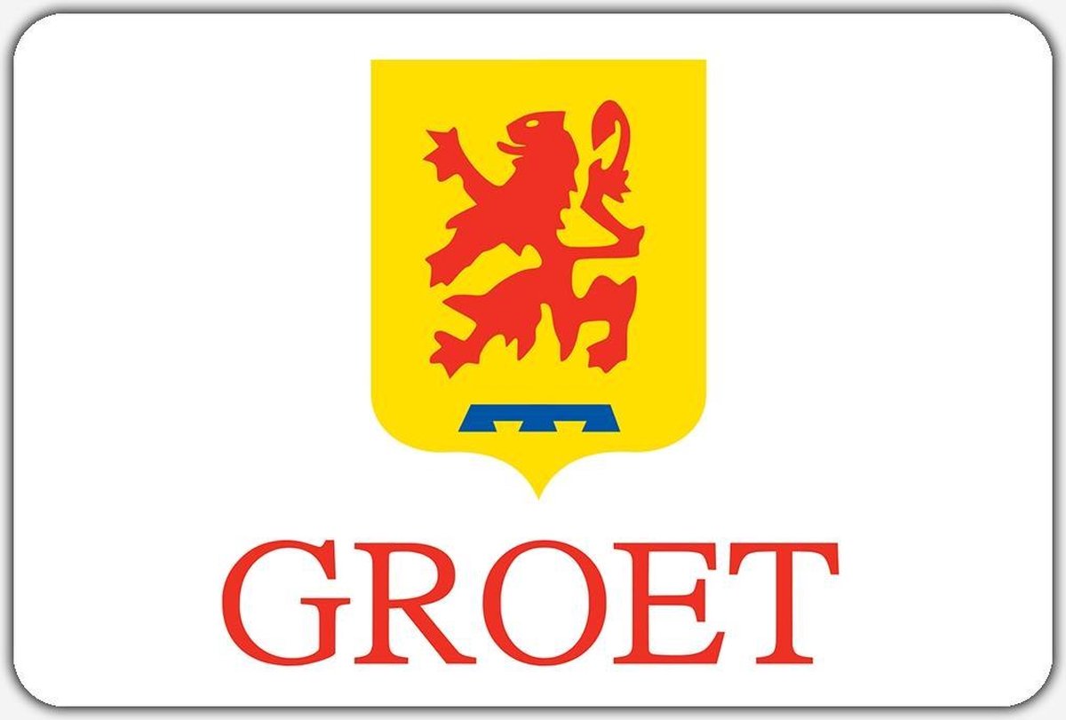 Vlag Groet - 100 x 150 cm - Polyester