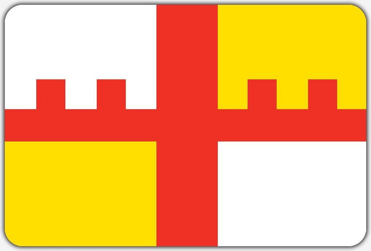 Vlag Grootegast - 100 x 150 cm - Polyester