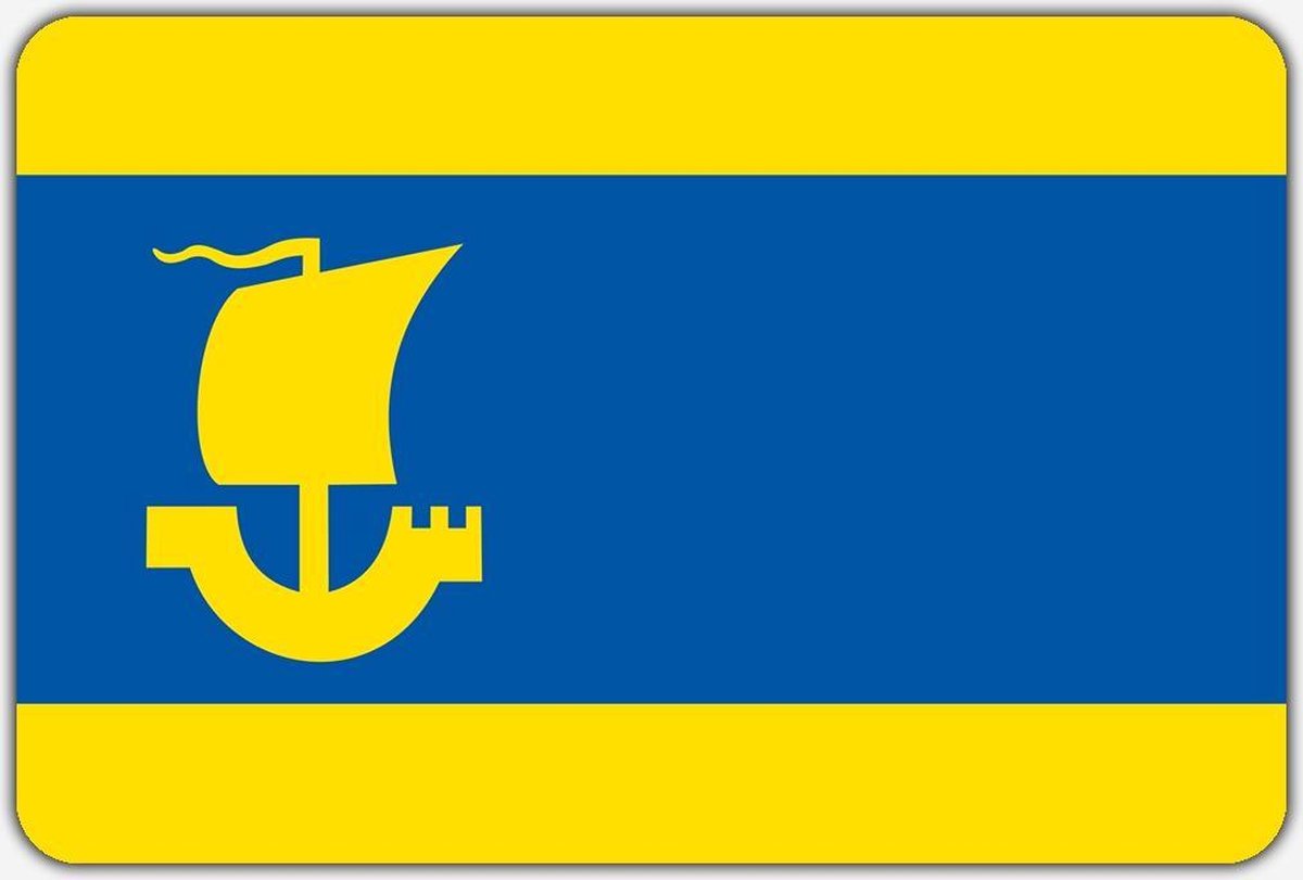 Vlag IJlst - 200 x 300 cm - Polyester