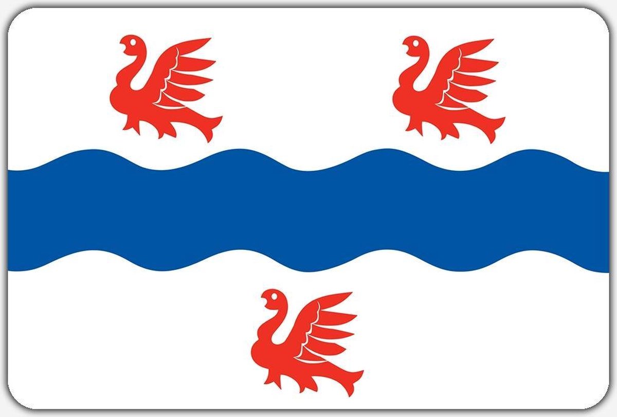 Vlag IJsselmuiden - 150 x 225 cm - Polyester