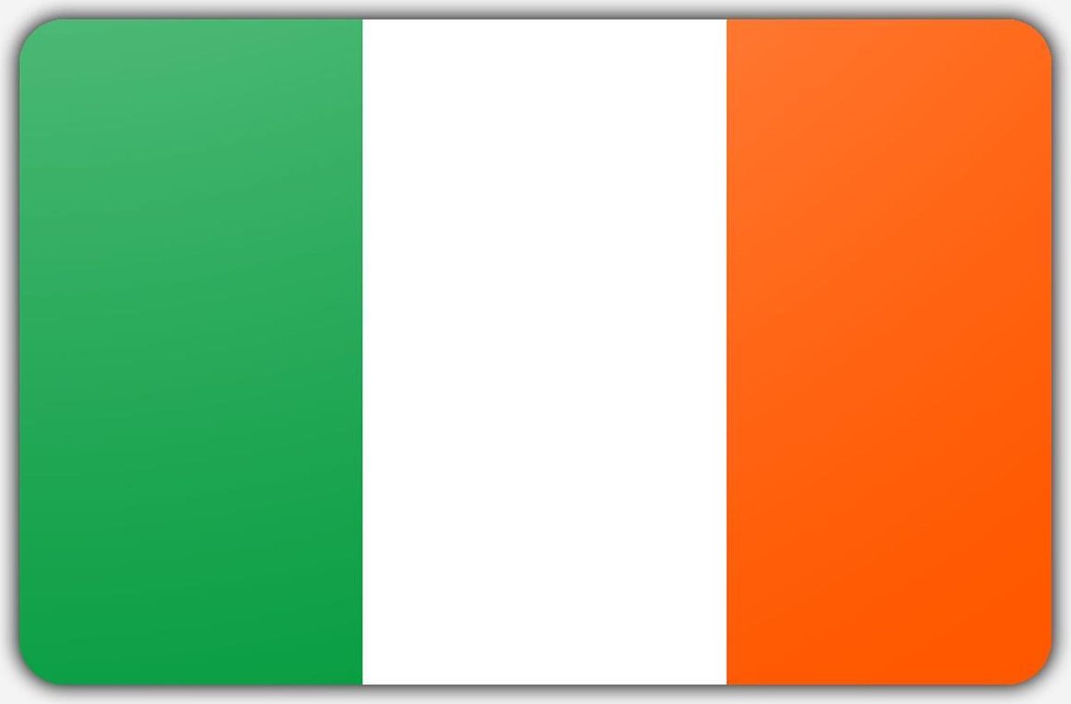 Vlag Ierland - 100 x 150 cm - Polyester