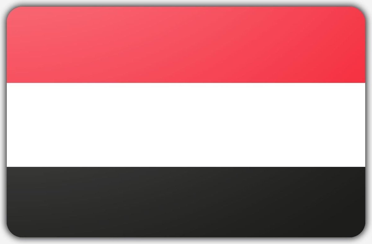 Vlag Jemen - 100 x 150 cm - Polyester