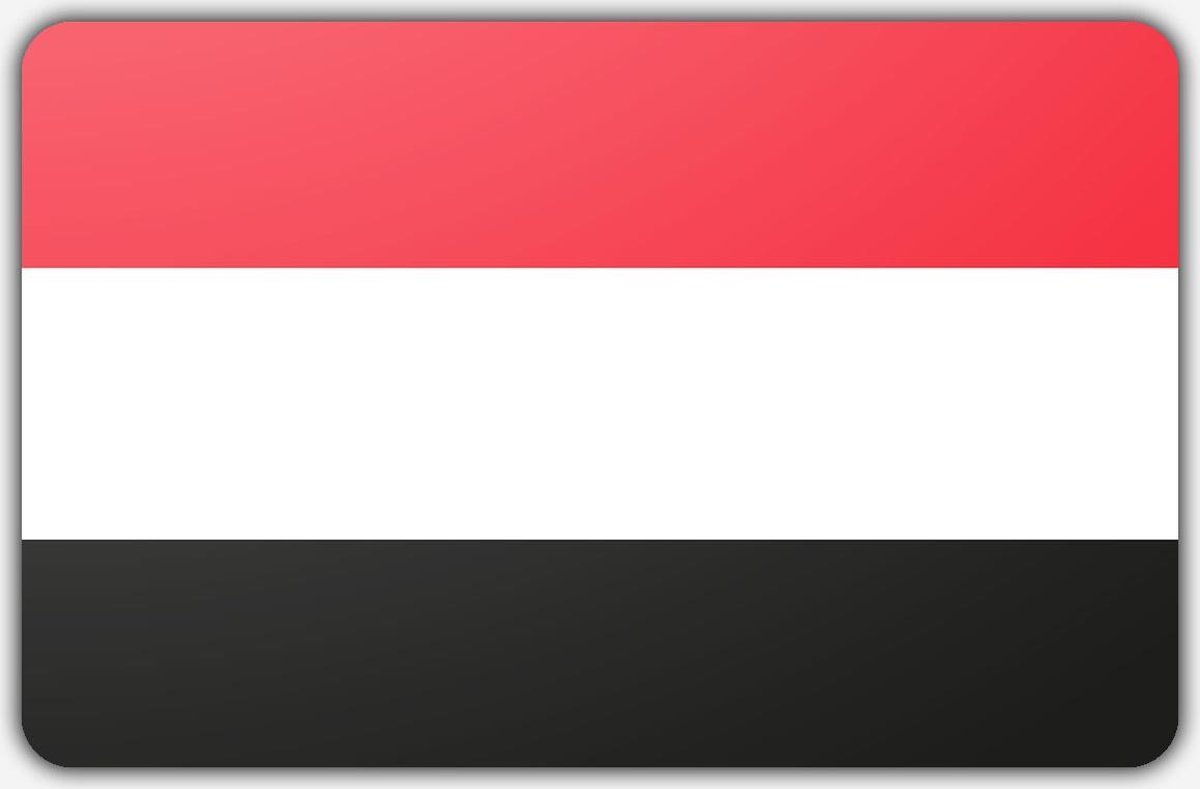 Vlag Jemen - 150 x 225 cm - Polyester