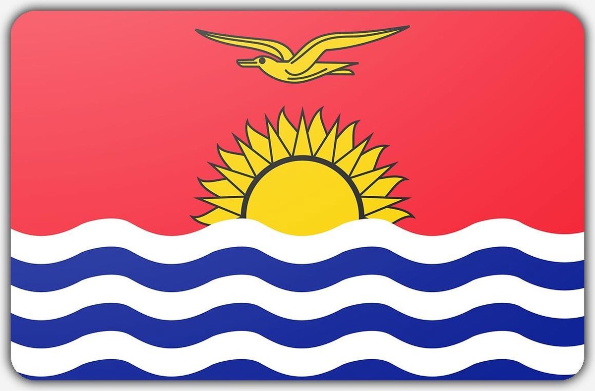 Vlag Kiribati - 100 x 150 cm - Polyester