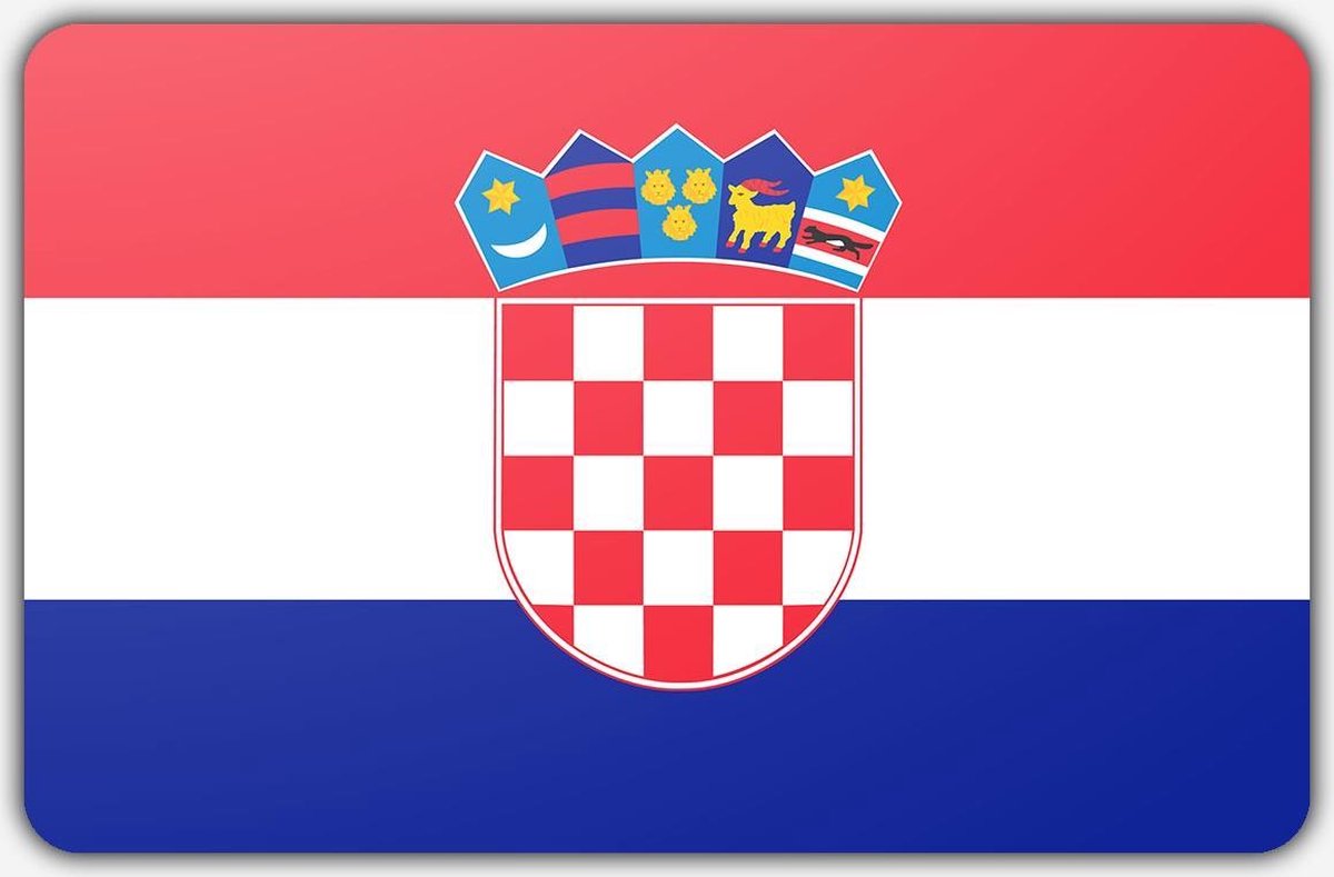 Vlag Kroatië - 100 x 150 cm - Polyester