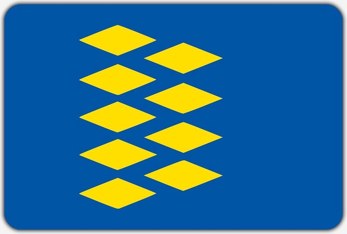 Vlag Leimuiden - 100 x 150 cm - Polyester