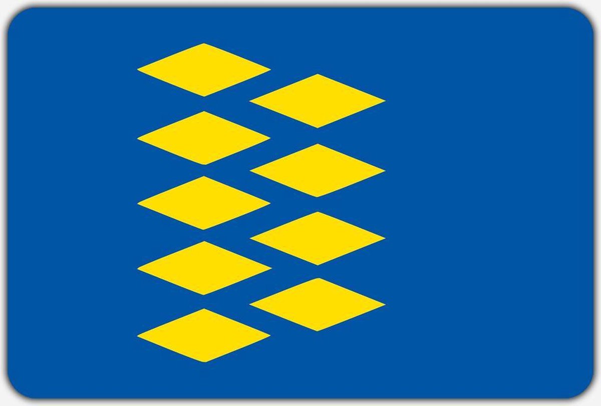 Vlag Leimuiden - 150 x 225 cm - Polyester