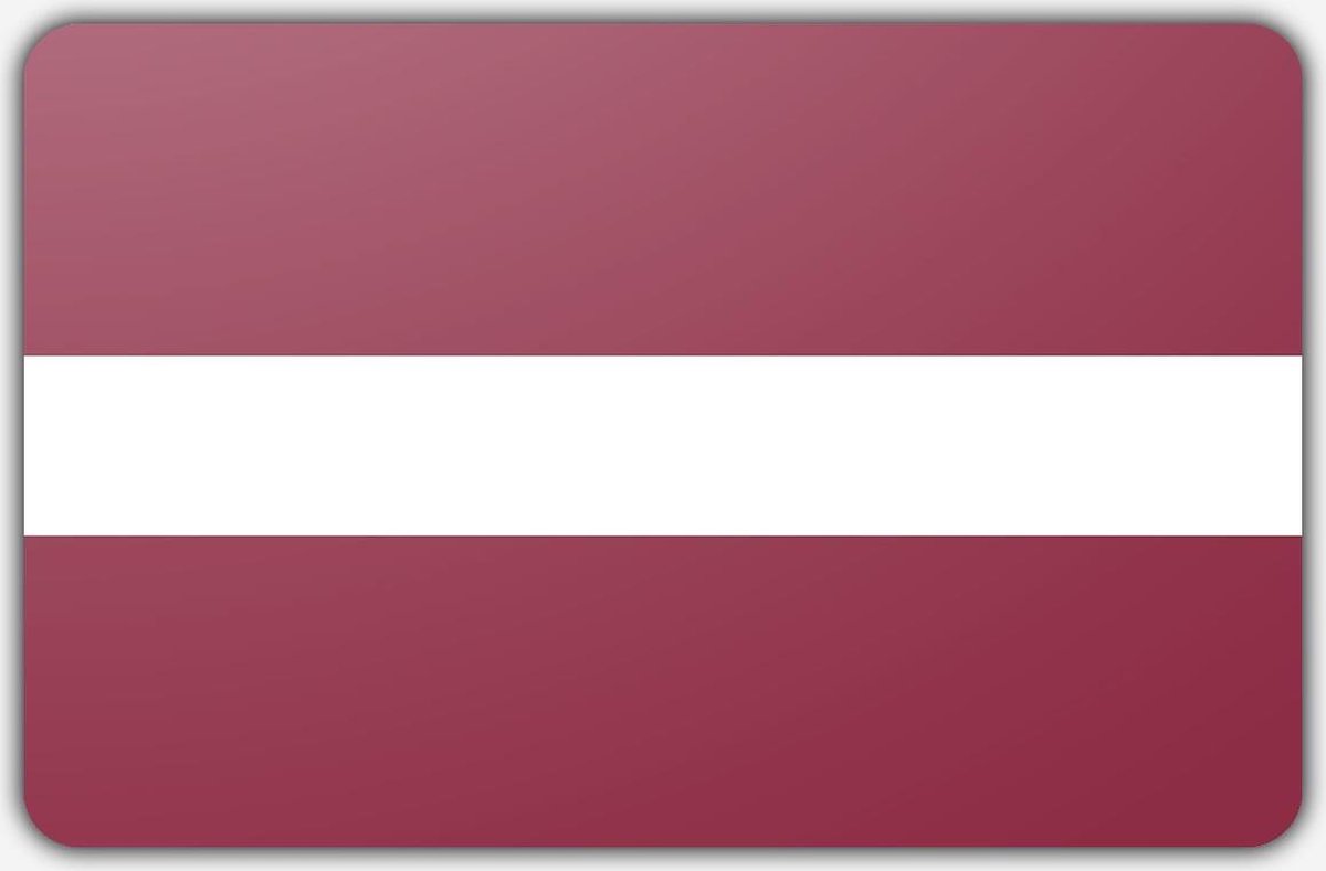 Vlag Letland - 150 x 225 cm - Polyester