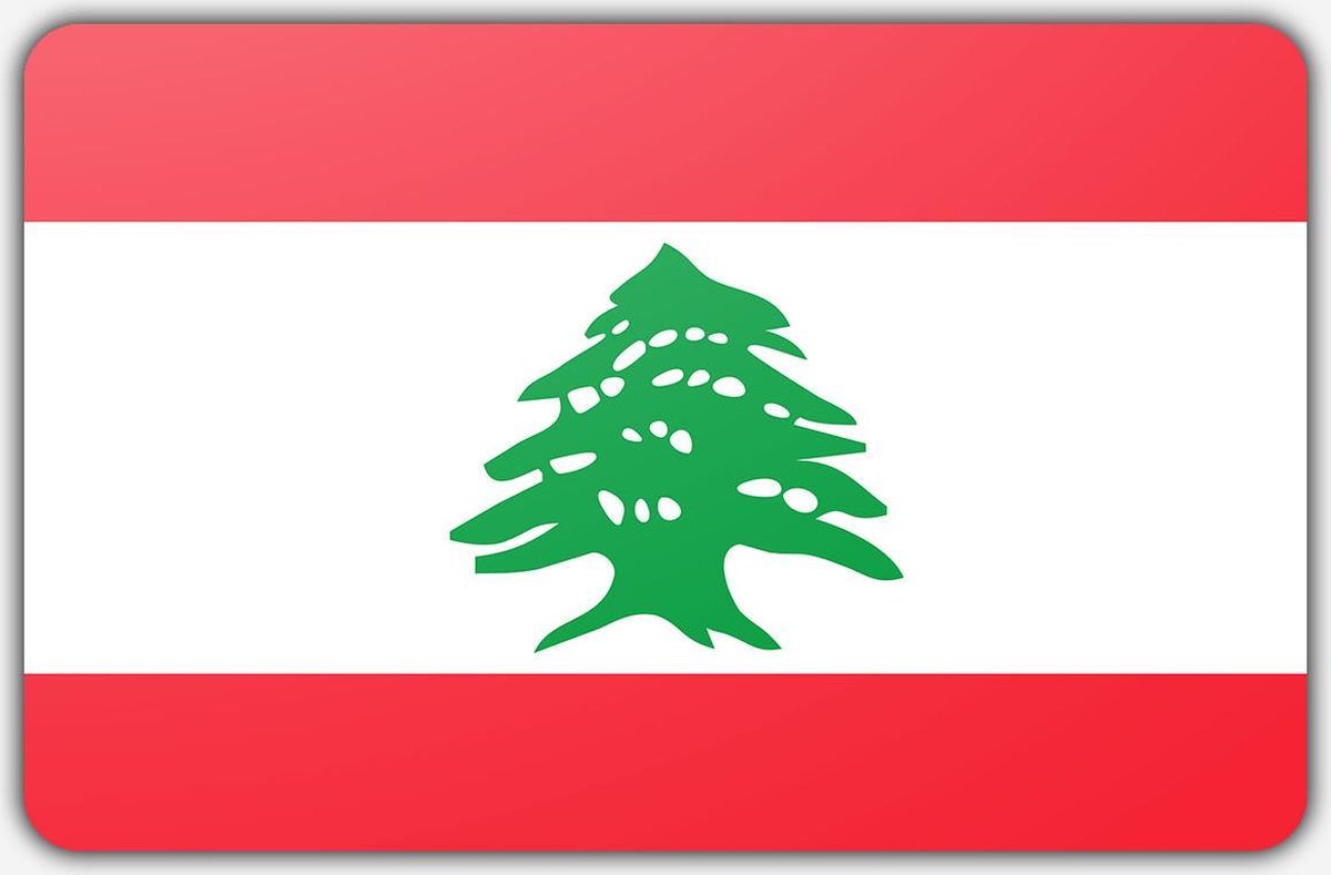 Vlag Libanon - 100 x 150 cm - Polyester