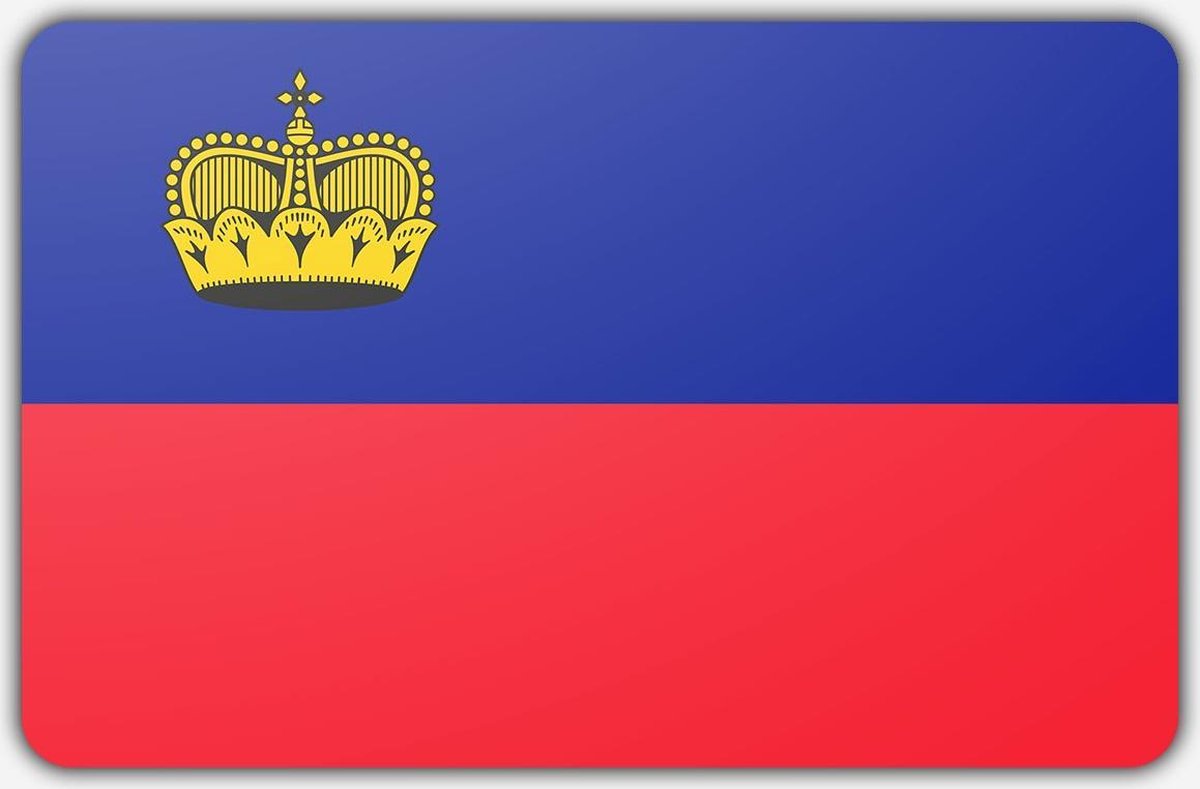 Vlag Liechtenstein - 100 x 150 cm - Polyester