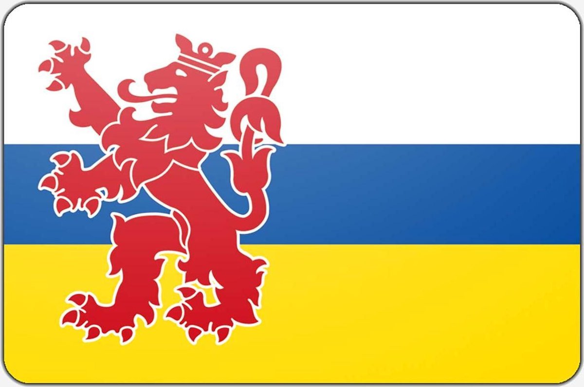 Vlag Limburg - 150 x 225 cm - Polyester