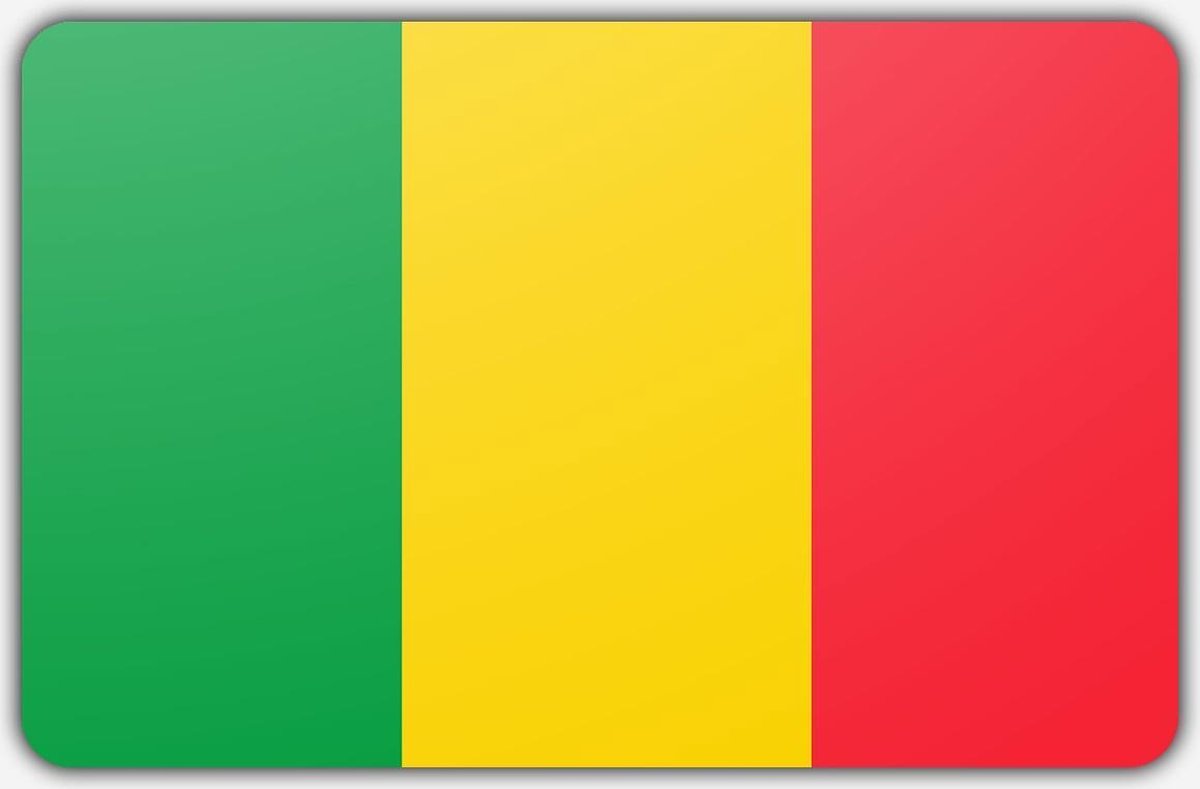 Vlag Mali - 150 x 225 cm - Polyester