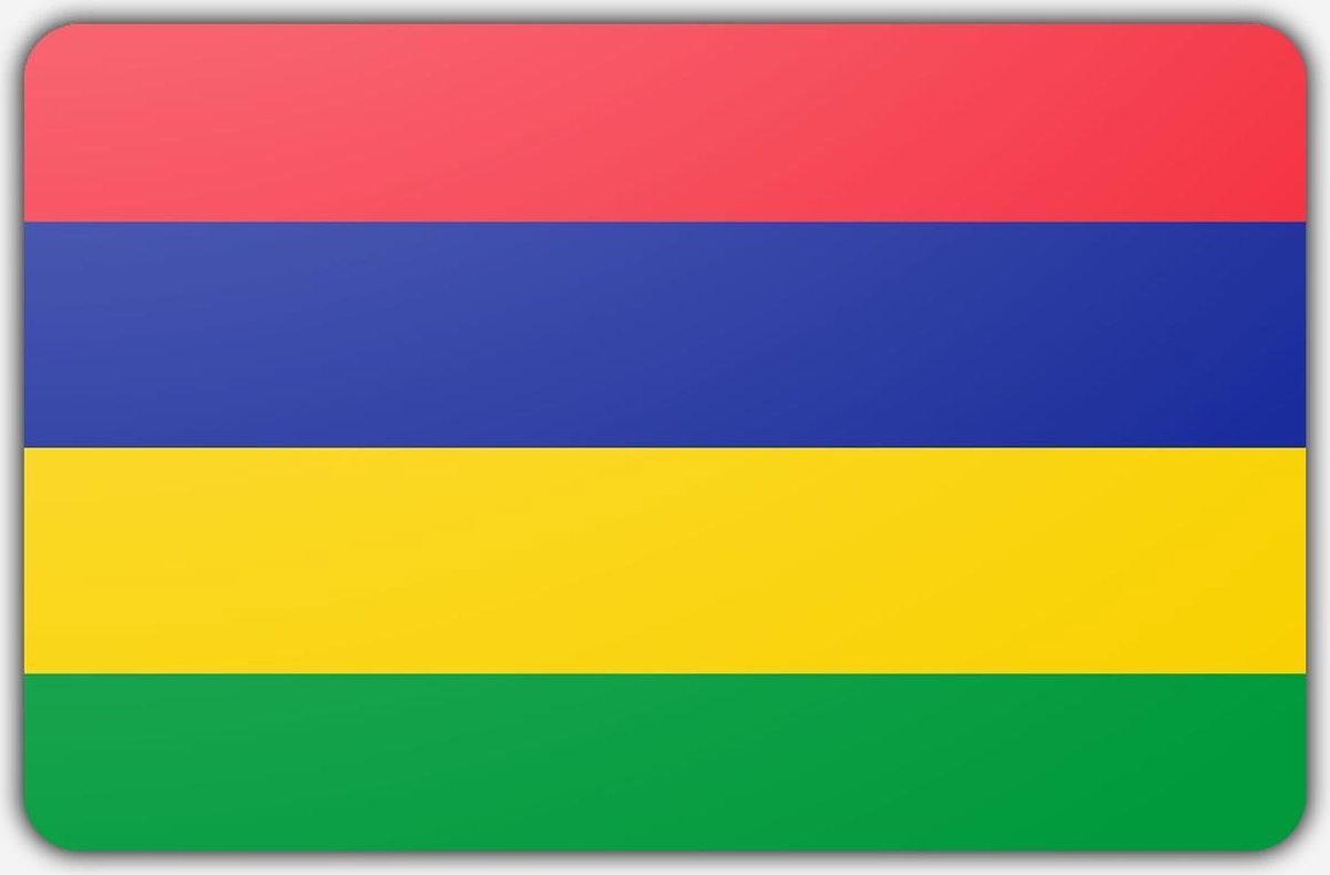 Vlag Mauritius - 70 x 100 cm - Polyester