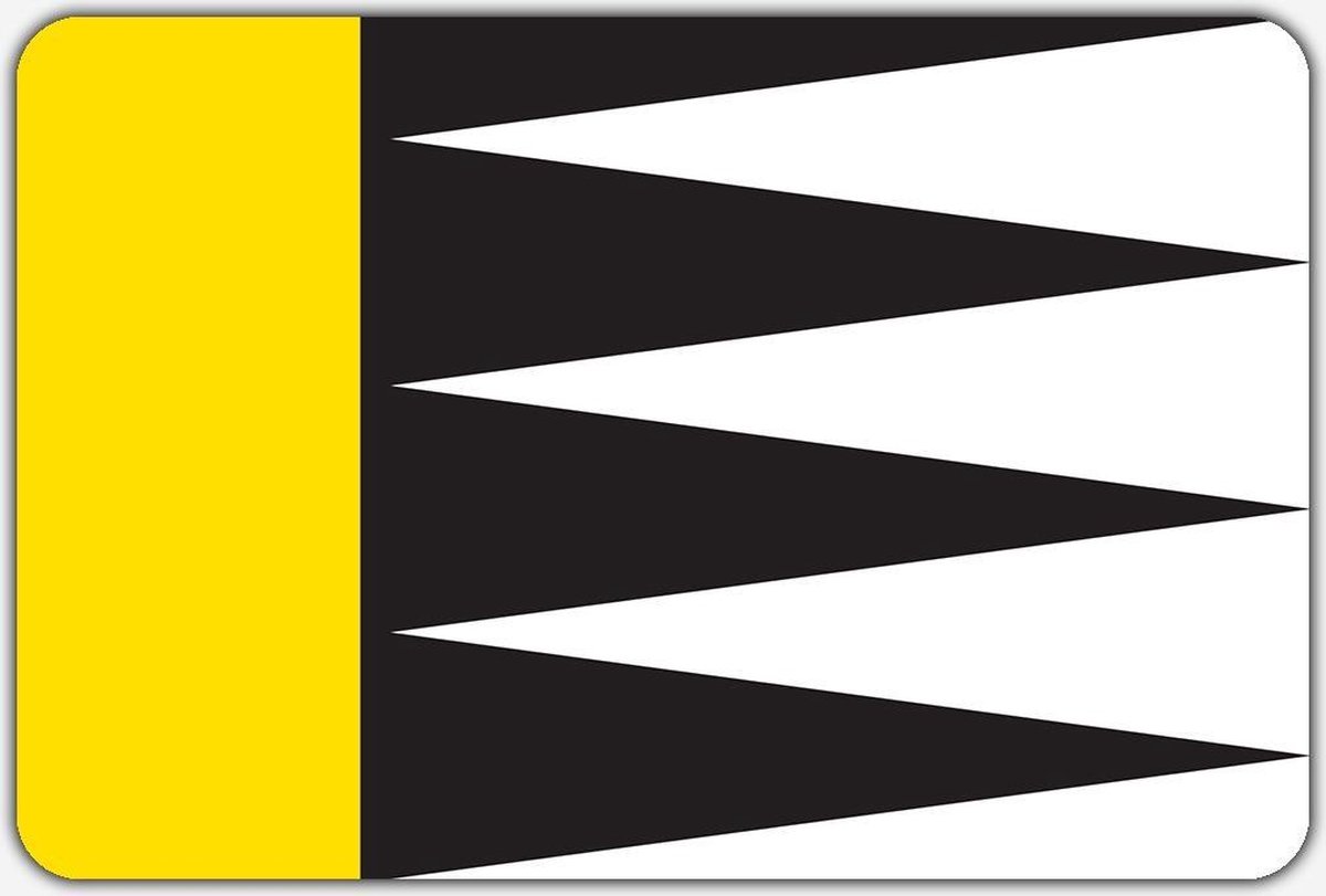 Vlag Nieuwerkerk - 70 x 100 cm - Polyester