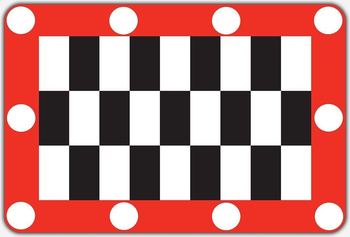 Vlag Nijeveen - 150 x 225 cm - Polyester