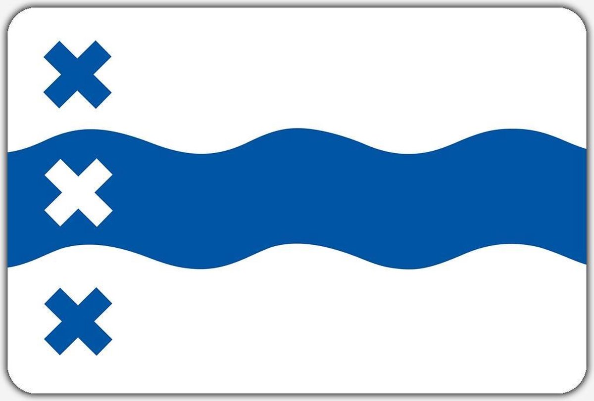 Vlag Numansdorp - 100 x 150 cm - Polyester