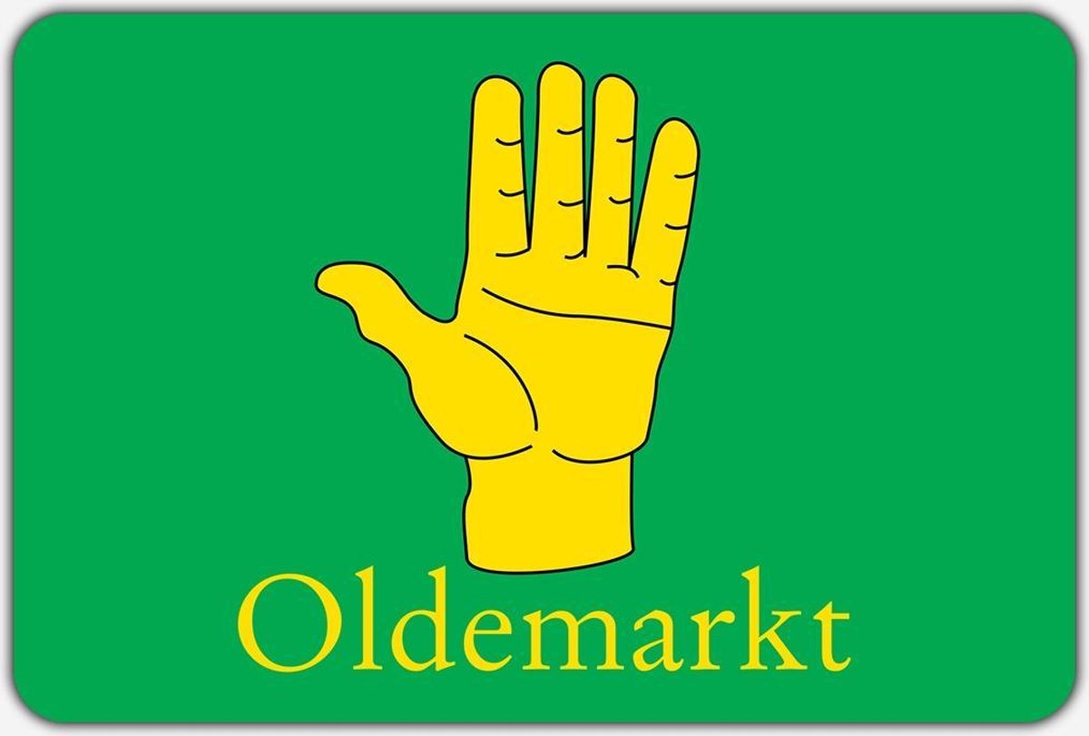 Vlag Oldemarkt - 100 x 150 cm - Polyester