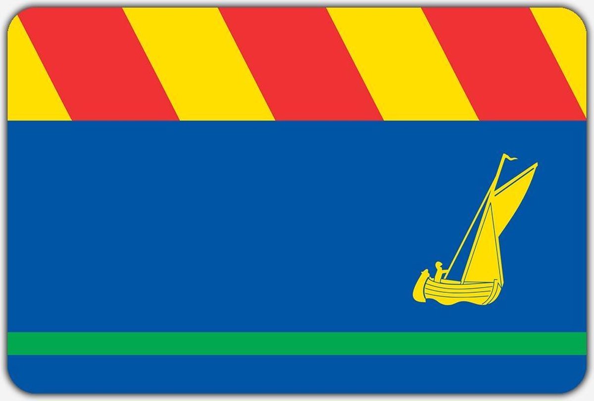 Vlag Ooltgensplaat - 100 x 150 cm - Polyester