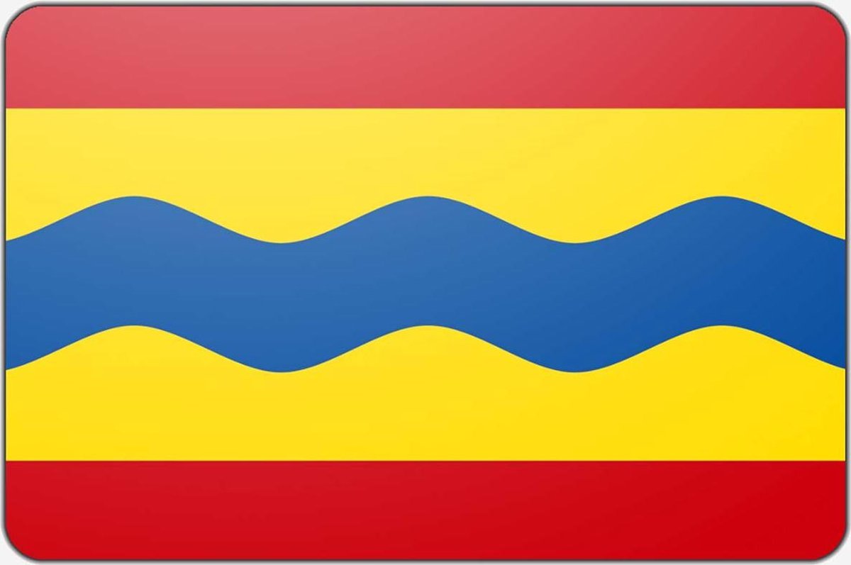 Vlag Overijssel - 100 x 150 cm - Polyester