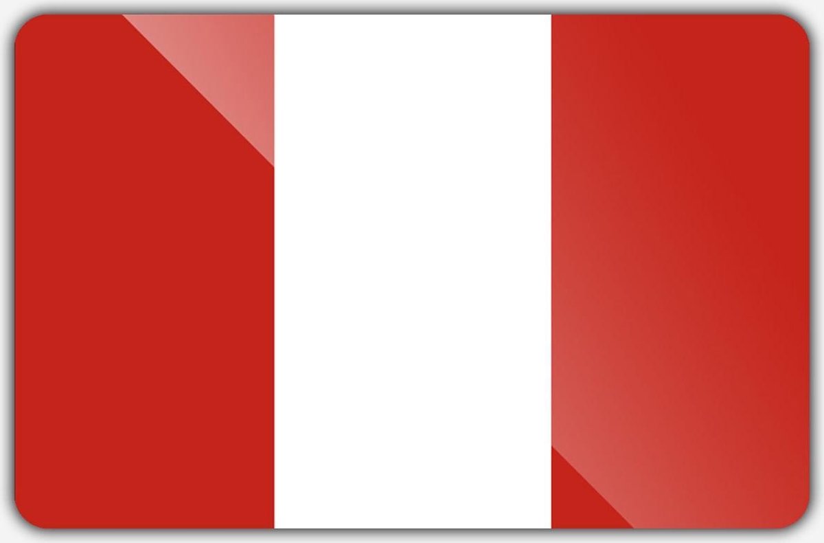 Vlag Peru - 100 x 150 cm - Polyester