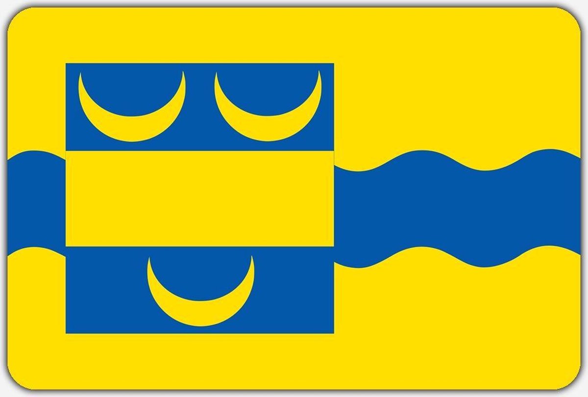 Vlag Rijnsaterwoude - 100 x 150 cm - Polyester