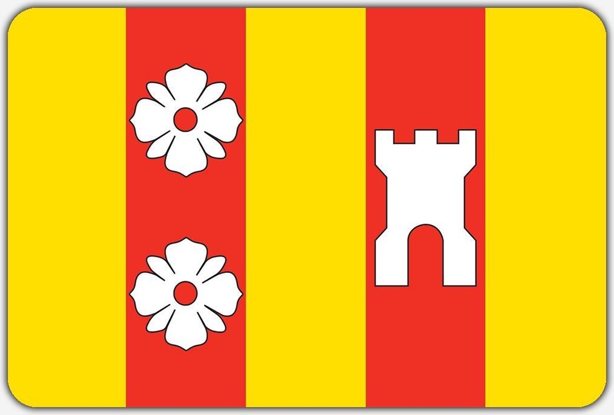 Vlag Rozenburg - 150 x 225 cm - Polyester