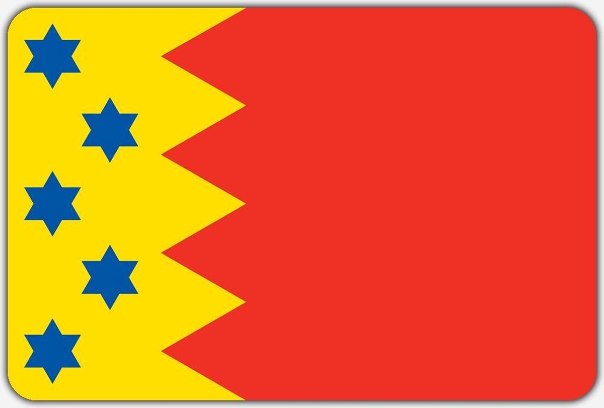 Vlag Scheemda - 100 x 150 cm - Polyester